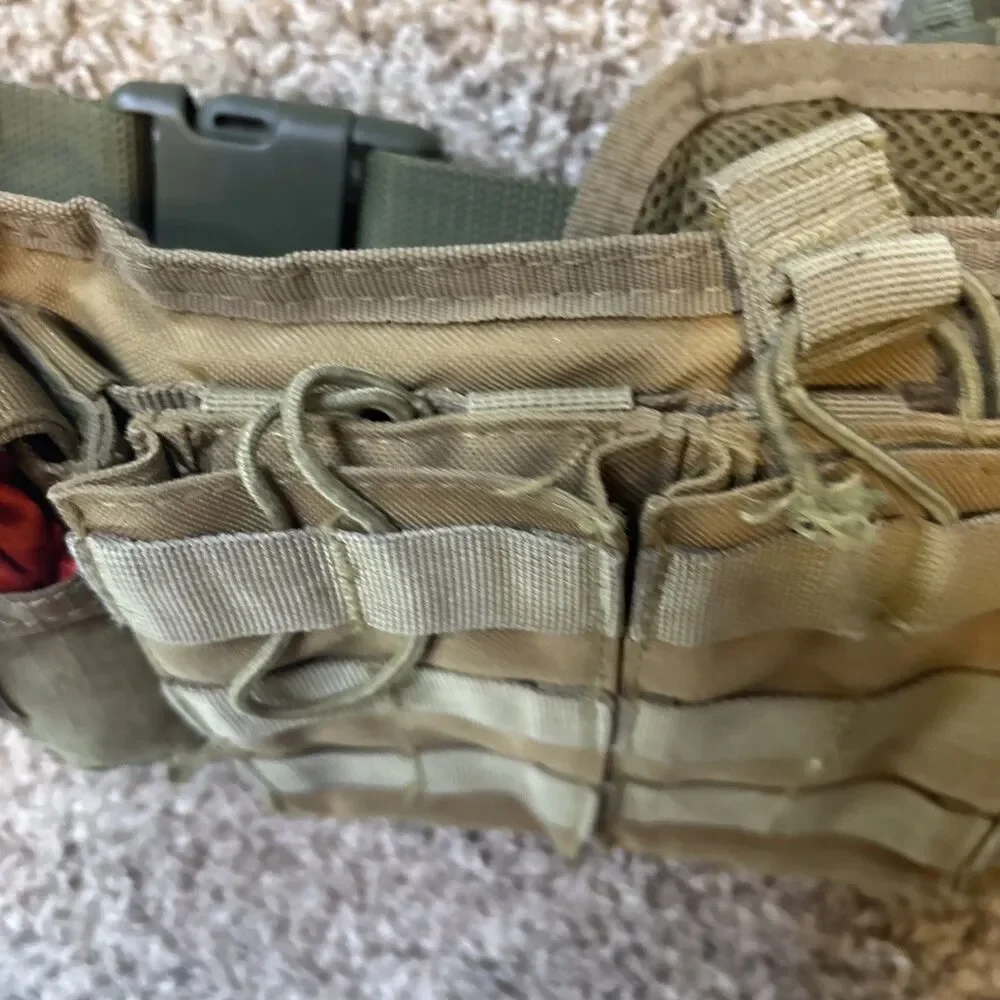 5.11 Tactical Padded MOLLE Battle Belt Holster Air soft Full Setup Medium Buckle
